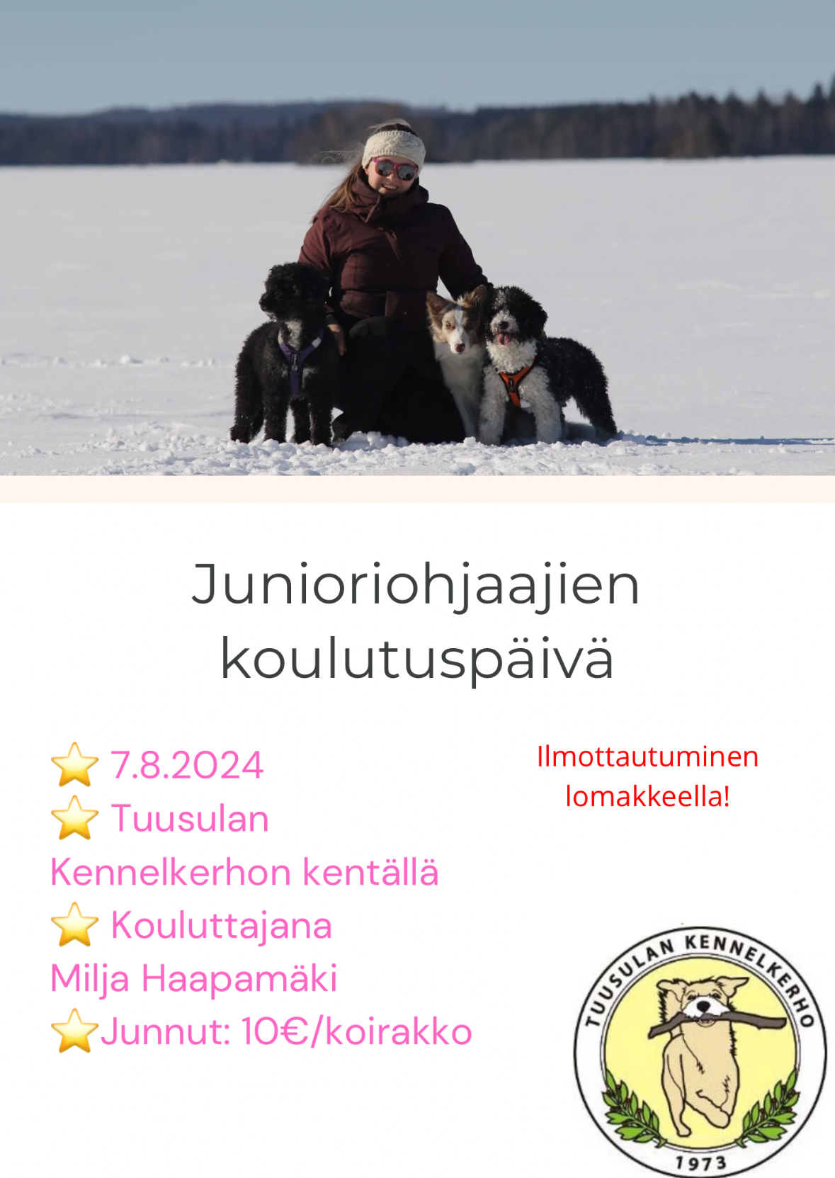 Junioriohjaajien koulutuspäivä 7.8.2024